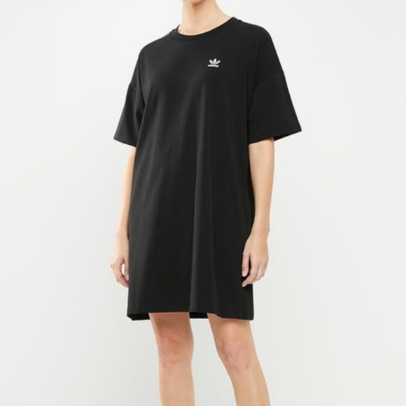 adidas black t shirt dress